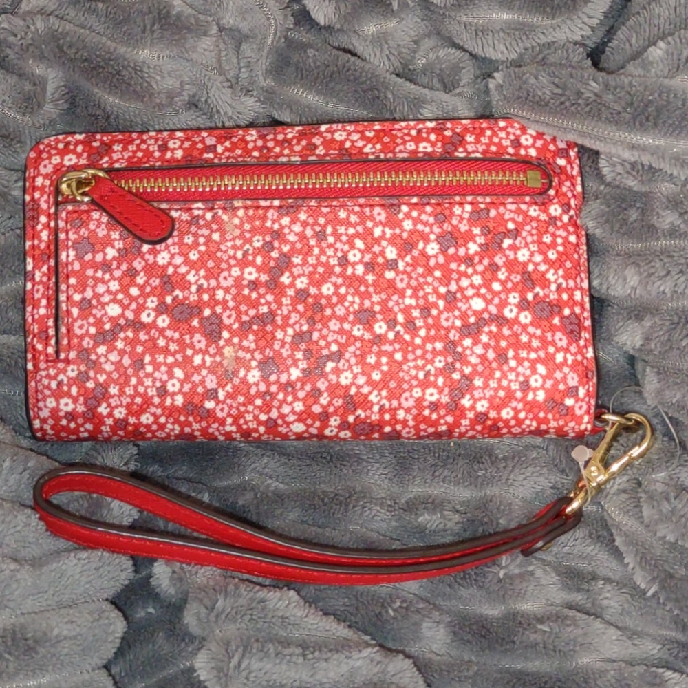 NWOT Authentic Michael Kors floral wristlet wallet - Picture 4 of 8